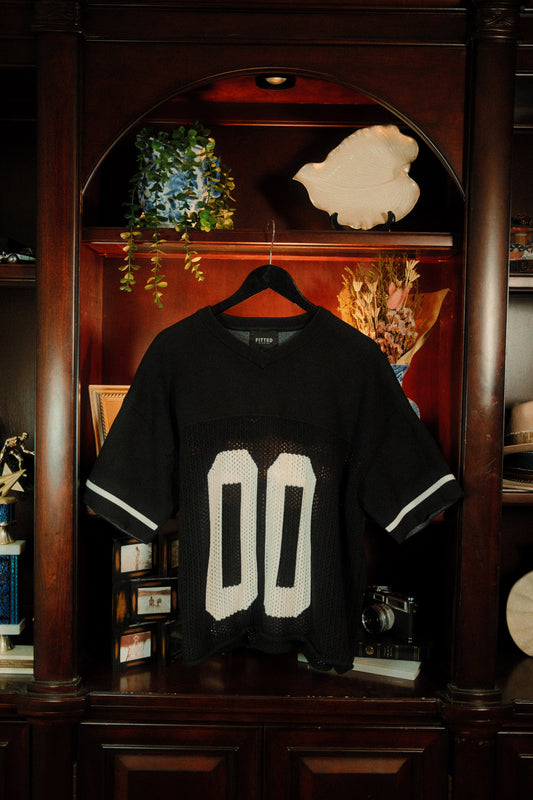 Americana Knitted Jersey | Noir
